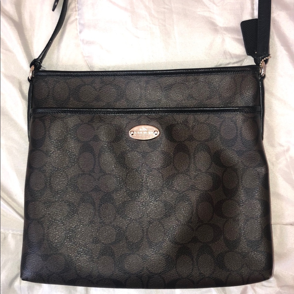 COACH Brown bag with adjustable strap